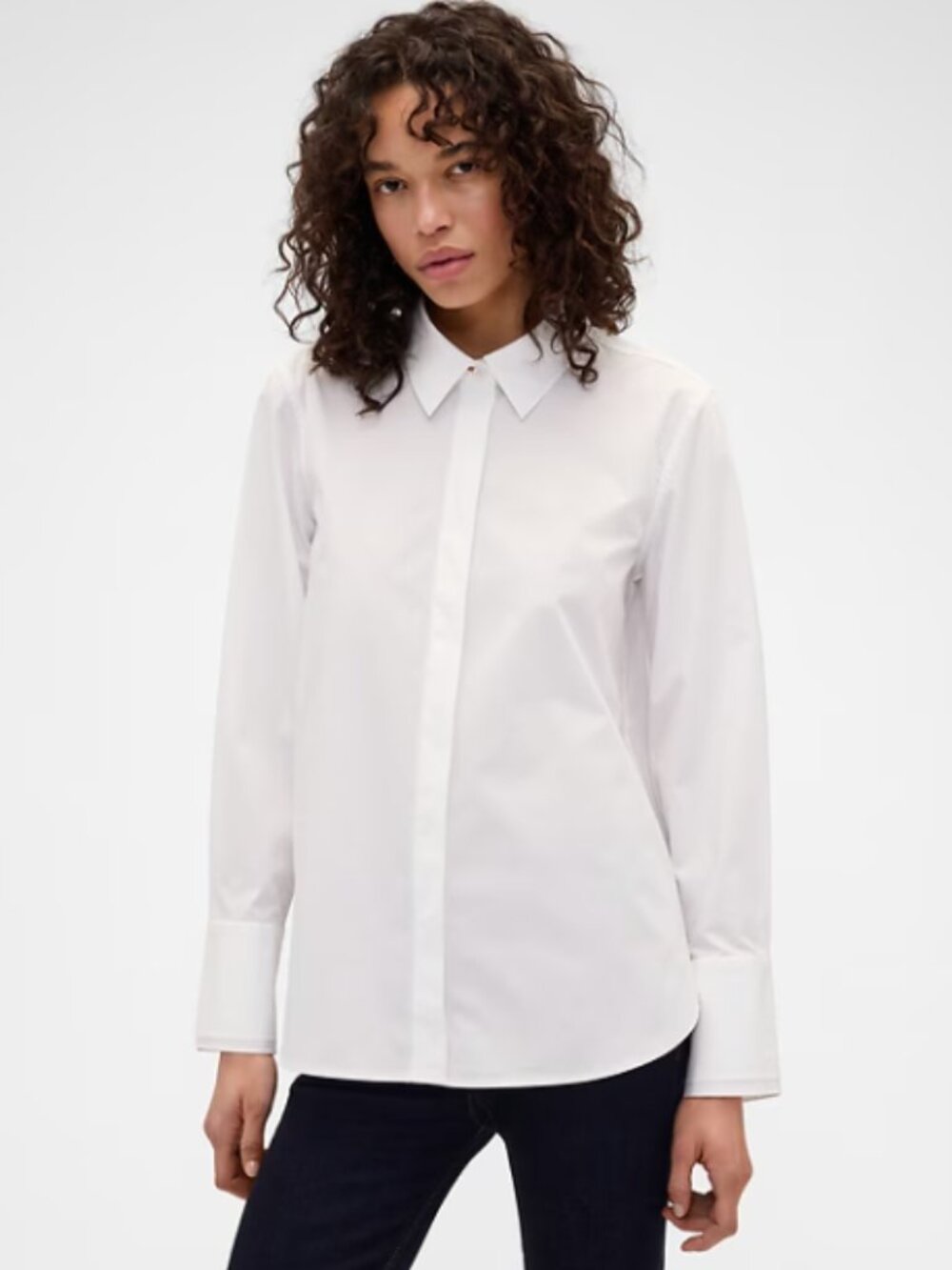 Gap × Victoria Beckham Relaxed Poplin Shirt